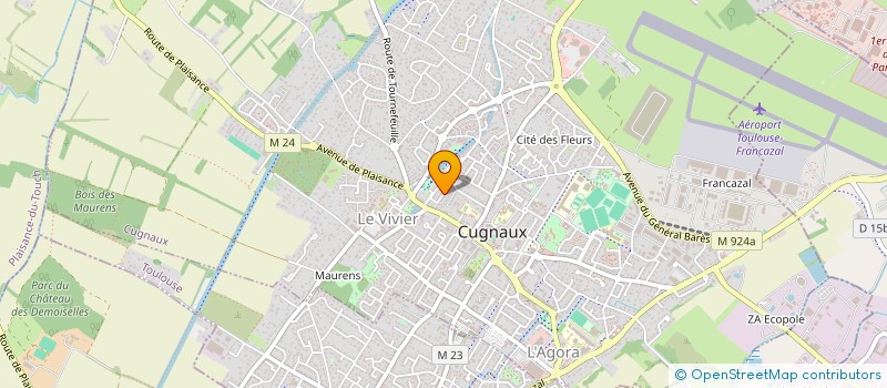 localisation de l'entreprise MONSIEUR MAHKUM KOC à CUGNAUX