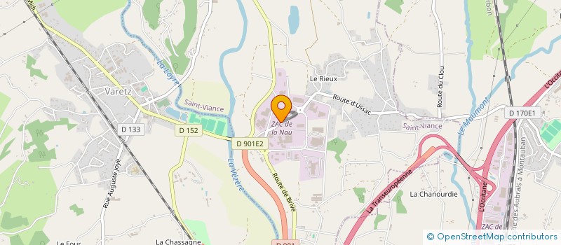 localisation de l'entreprise MONSIEUR MAHLON ROUZEE à SAINT-VIANCE