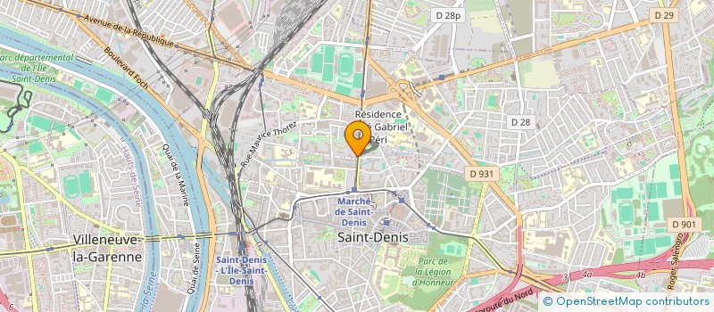 localisation de l'entreprise MONSIEUR MAHLOUD SENOUCI à SAINT-DENIS
