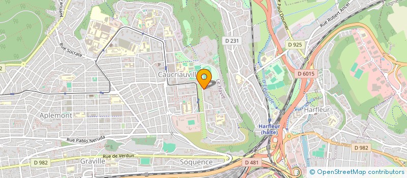 localisation de l'entreprise MONSIEUR MAHMADOU DRAME à LE HAVRE