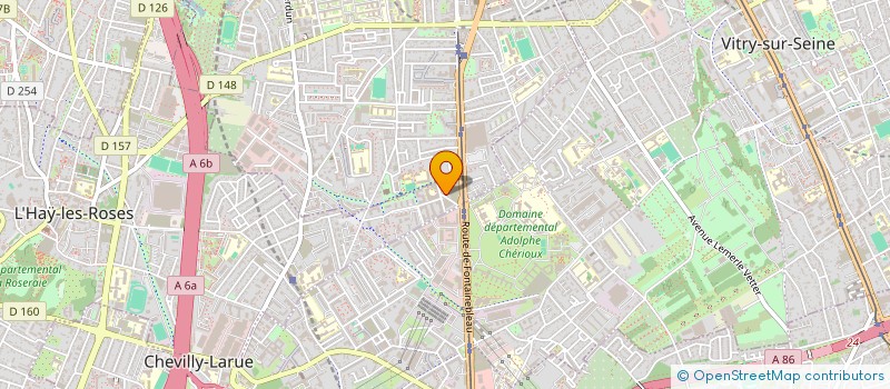 localisation de l'entreprise MONSIEUR MAHMADOU KAMISSOKO  L'HAY-LES-ROSES