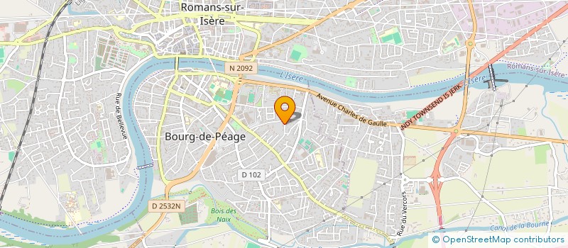 localisation de l'entreprise MONSIEUR MAHMDE GUHRO à BOURG-DE-PEAGE