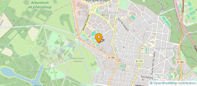 localisation de l'entreprise MONSIEUR MAHMODULLAH MAROUFKHAIL  LE CHESNAY-ROCQUENCOURT