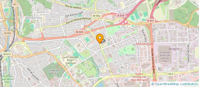 localisation de l'entreprise MONSIEUR MAHMOOD ALI MOHAMMAD  METZ