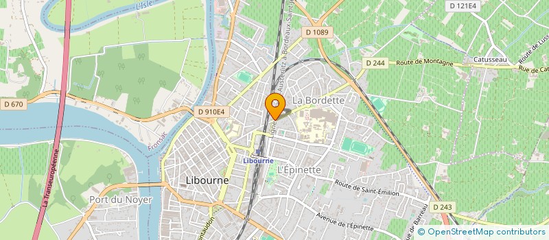 localisation de l'entreprise MONSIEUR MAHMOOD ARSHAD à LIBOURNE