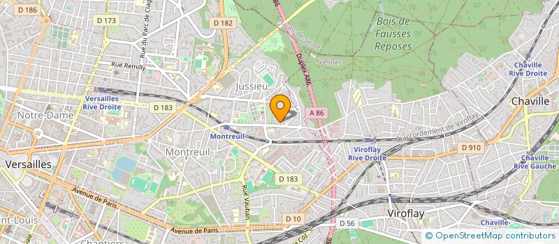 localisation de l'entreprise MONSIEUR MAHMOOD ATHAR à VERSAILLES