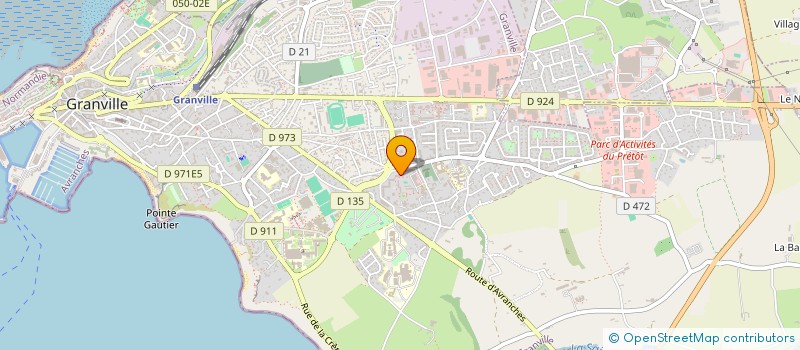 localisation de l'entreprise MONSIEUR MAHMOOD HACHIM  GRANVILLE