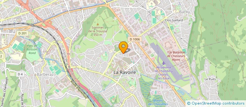 localisation de l'entreprise MONSIEUR MAHMOUD ACHOURI à LA RAVOIRE