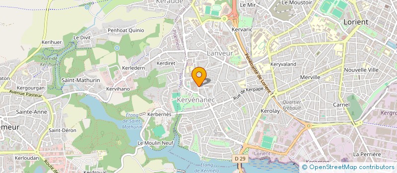 localisation de l'entreprise MONSIEUR MAHMOUD BADAWI  LORIENT