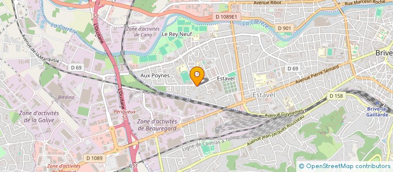 localisation de l'entreprise MONSIEUR MAHMOUD BAKR  BRIVE-LA-GAILLARDE