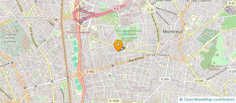 localisation de l'entreprise MONSIEUR MAHMOUD BEKKI à MONTREUIL