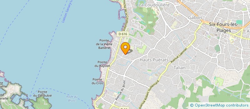 localisation de l'entreprise MONSIEUR MAHMOUD BELKHEIR à SIX-FOURS-LES-PLAGES