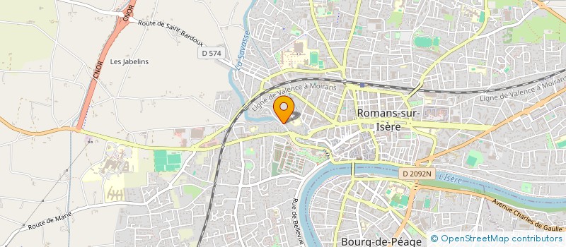 localisation de l'entreprise MONSIEUR MAHMOUD BEN SALEM  ROMANS-SUR-ISERE