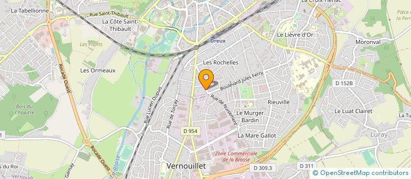 localisation de l'entreprise MONSIEUR MAHMOUD BENDALI BRAHAM à DREUX