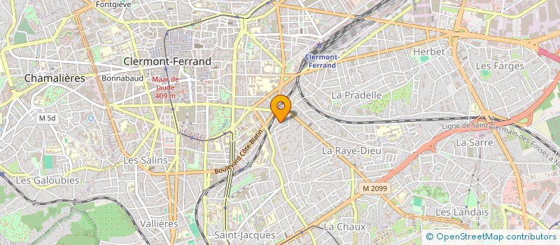 localisation de l'entreprise MONSIEUR MAHMOUD BENOTMANE  CLERMONT-FERRAND