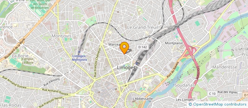 localisation de l'entreprise MONSIEUR MAHMOUD BOUBA SOUARE à LIMOGES