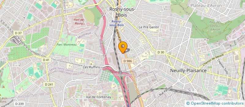 localisation de l'entreprise MONSIEUR MAHMOUD BOUBERAZME à ROSNY-SOUS-BOIS
