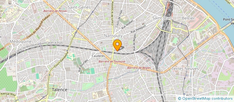 localisation de l'entreprise MONSIEUR MAHMOUD BOURIGA  BORDEAUX