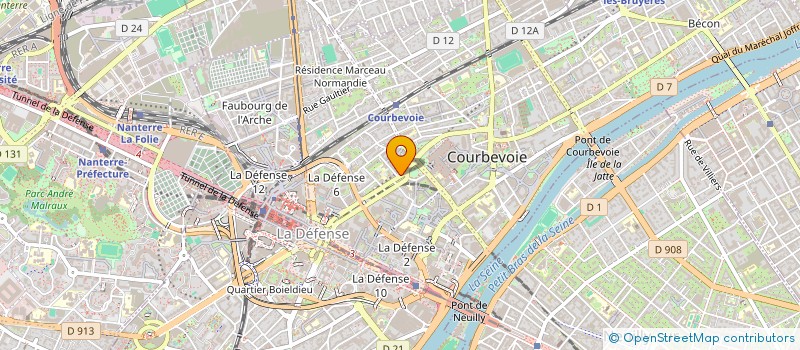 localisation de l'entreprise MONSIEUR MAHMOUD CHELAIFA  COURBEVOIE