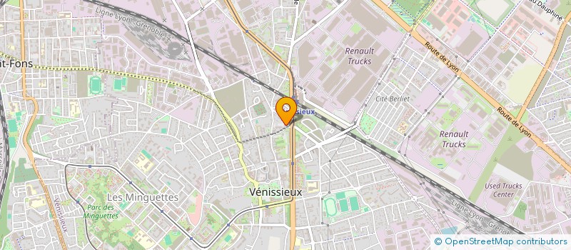 localisation de l'entreprise MONSIEUR MAHMOUD CHOUIREF  VENISSIEUX