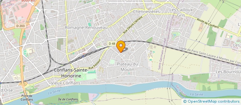 localisation de l'entreprise MONSIEUR MAHMOUD DALOUCHE  CONFLANS-SAINTE-HONORINE