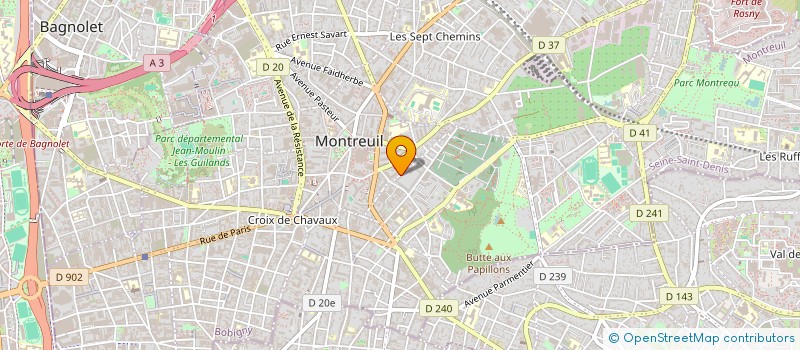 localisation de l'entreprise MONSIEUR MAHMOUD DJELLAL à MONTREUIL