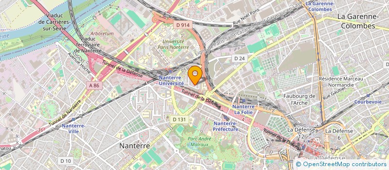 localisation de l'entreprise MONSIEUR MAHMOUD EL BEILI CANAS  NANTERRE