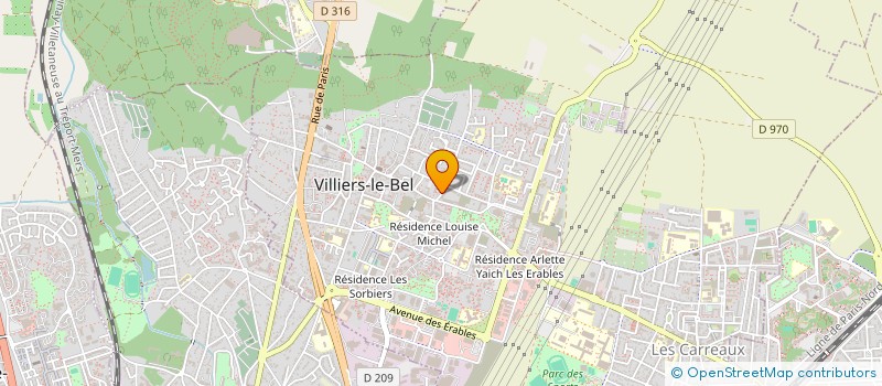 localisation de l'entreprise MONSIEUR MAHMOUD EL MANNANY  VILLIERS LE BEL