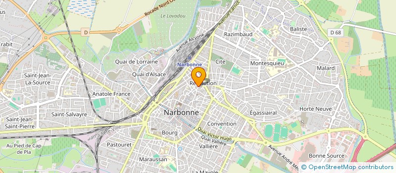 localisation de l'entreprise MONSIEUR MAHMOUD FARES à NARBONNE