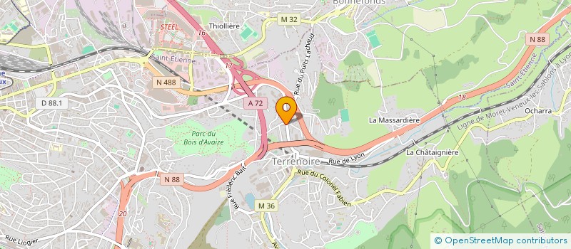 localisation de l'entreprise MONSIEUR MAHMOUD GHILAS  SAINT-ETIENNE