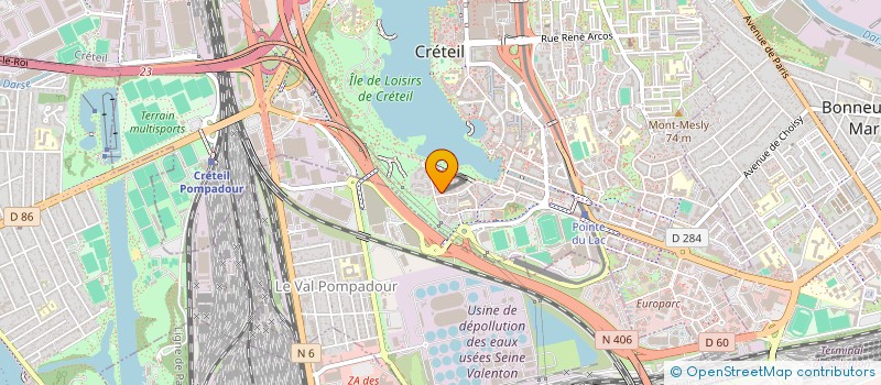 localisation de l'entreprise MONSIEUR MAHMOUD HAFDALLAH  CRETEIL