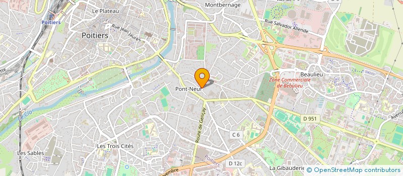 localisation de l'entreprise MONSIEUR MAHMOUD IBRAHIM  POITIERS