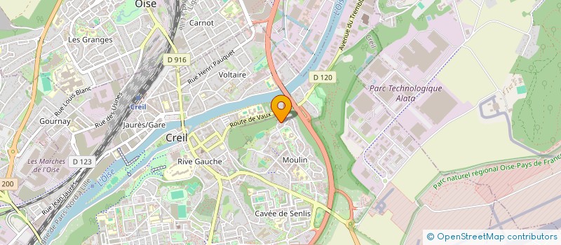 localisation de l'entreprise MONSIEUR MAHMOUD KASSEM  CREIL