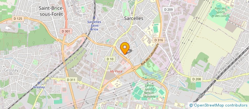 localisation de l'entreprise MONSIEUR MAHMOUD KHAOULI  SARCELLES