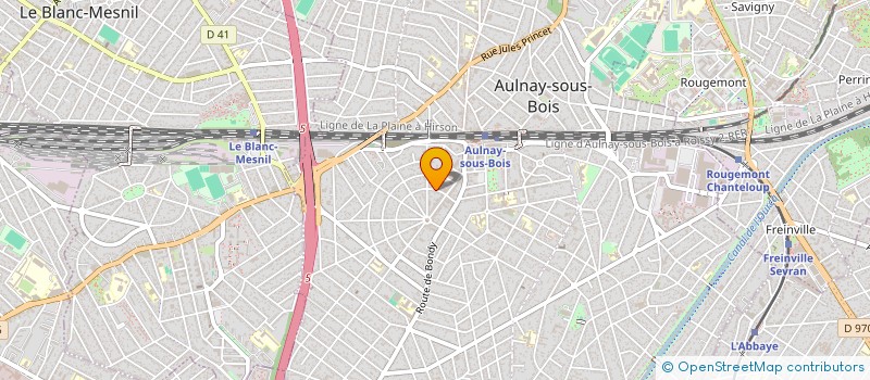 localisation de l'entreprise MONSIEUR MAHMOUD MALEK à AULNAY-SOUS-BOIS