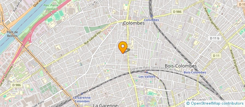 localisation de l'entreprise MONSIEUR MAHMOUD MELKI à COLOMBES