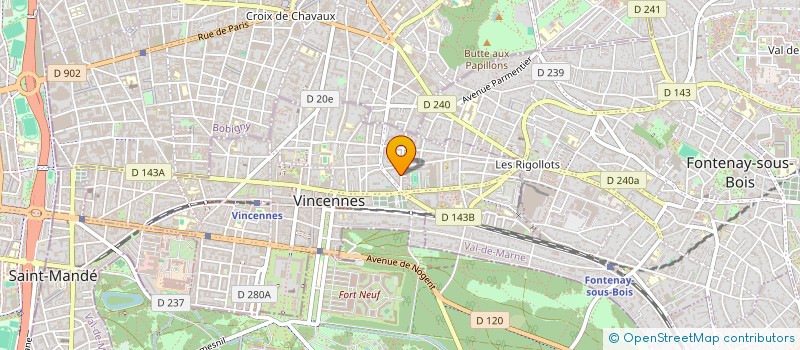 localisation de l'entreprise MONSIEUR MAHMOUD MOAZENI à VINCENNES