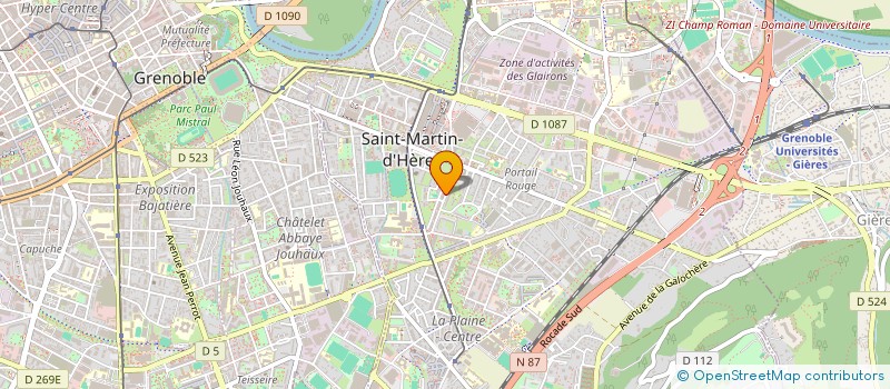 localisation de l'entreprise MONSIEUR MAHMOUD MONTELEB  SAINT-MARTIN-D'HERES