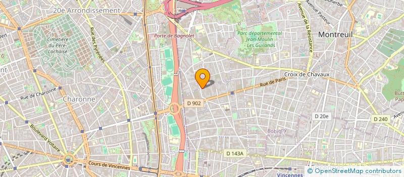 localisation de l'entreprise MONSIEUR MAHMOUD NIANG à MONTREUIL