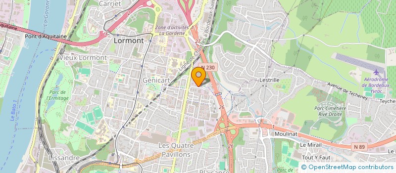 localisation de l'entreprise MONSIEUR MAHMOUD RIDJALI  LORMONT