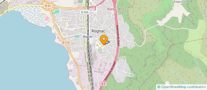 localisation de l'entreprise MONSIEUR MAHMOUD SAICH  ROGNAC