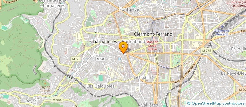 localisation de l'entreprise MONSIEUR MAHMOUD SAOUDI  CHAMALIERES