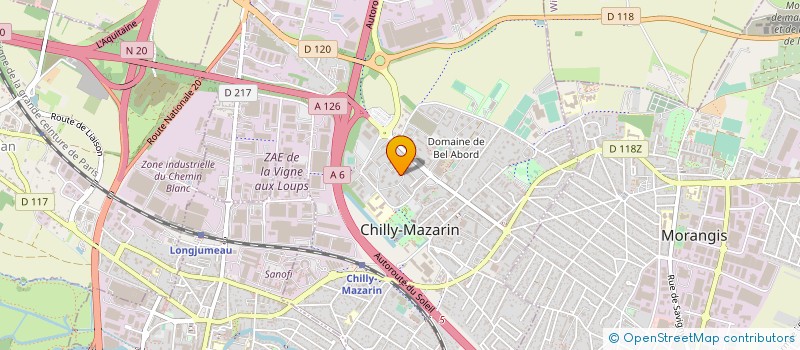 localisation de l'entreprise MONSIEUR MAHMOUD TABBARA  CHILLY-MAZARIN