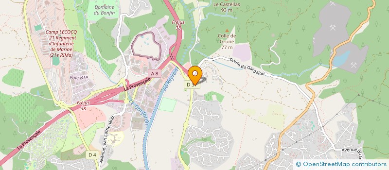 localisation de l'entreprise MONSIEUR MAHMOUD TOUATI à FREJUS