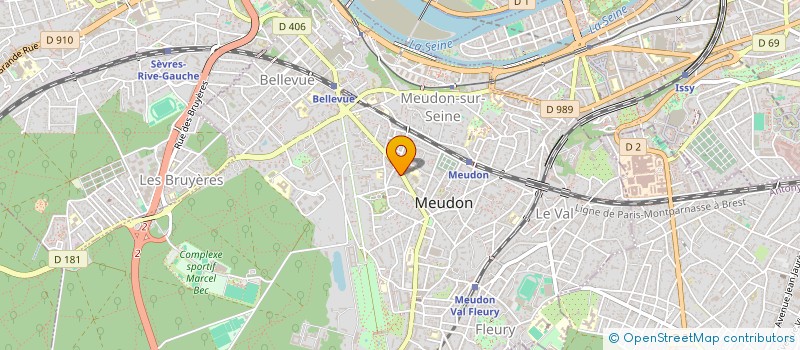 localisation de l'entreprise MONSIEUR MAHMOUD ZOUAL à MEUDON
