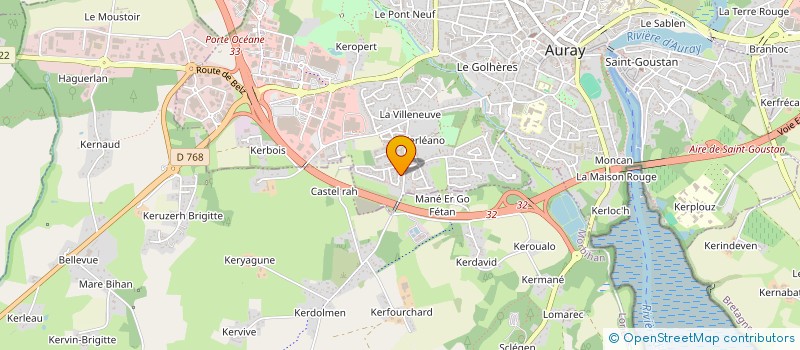 localisation de l'entreprise MONSIEUR MAHMUT AKTAS à AURAY