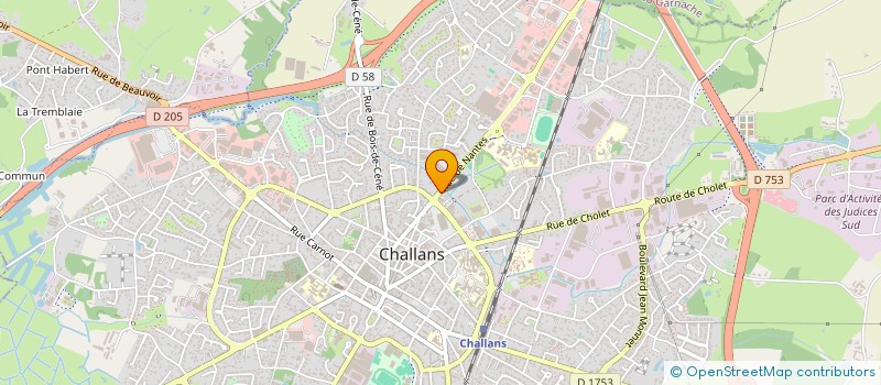 localisation de l'entreprise MONSIEUR MAHMUT BAG à CHALLANS