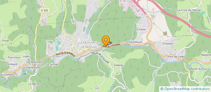 localisation de l'entreprise MONSIEUR MAHMUT DEMIRCI  LA MONNERIE-LE-MONTEL