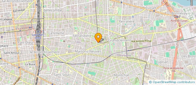 localisation de l'entreprise MONSIEUR MAHMUT KURT  VILLEURBANNE