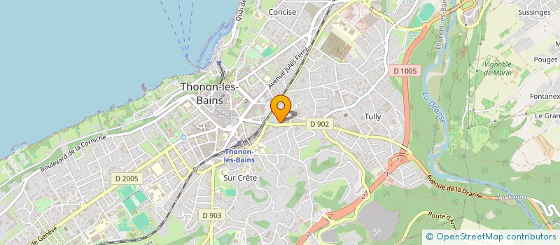 localisation de l'entreprise MONSIEUR MAHMUT MAT à THONON-LES-BAINS